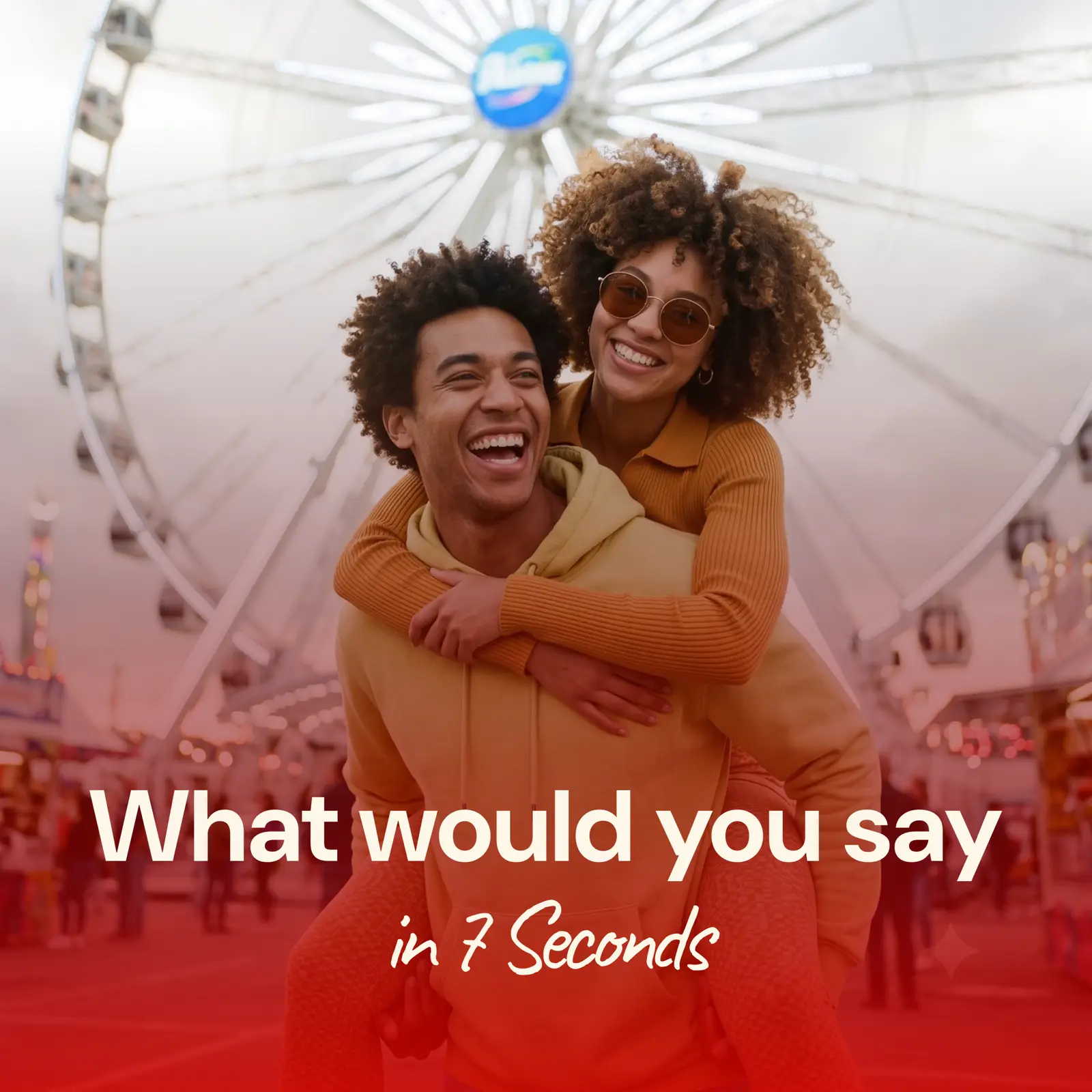 7 Seconds Dating launch campaign visual