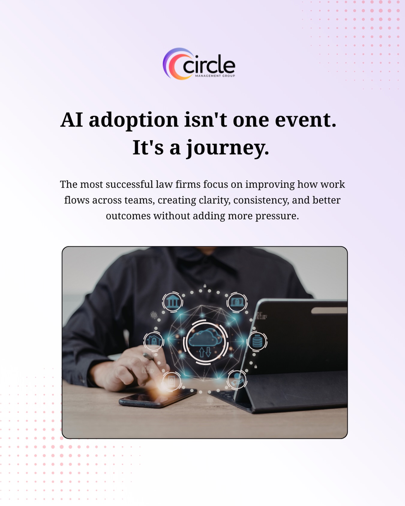 Circle Management Group AI adoption journey post