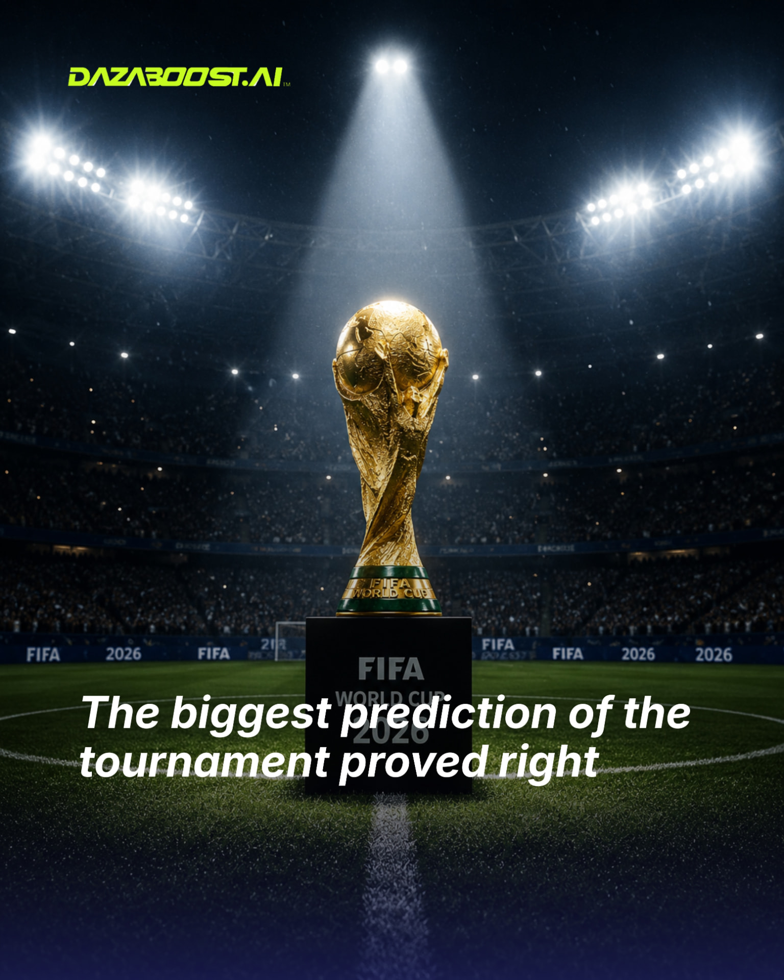 Dazaboost World Cup prediction post